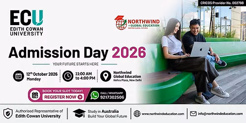ECU Admission Day 2026 | Study in Australia