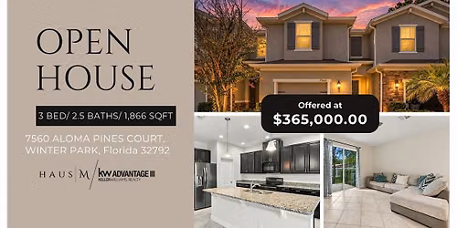Open House - 7560 ALOMA PINES COURT, WINTER PARK, Florida 32792