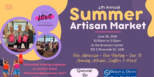 4th Annual Summer Artisan Market 