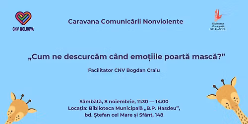 Cum ne descurc\u0103m c\u00e2nd emo\u021biile poart\u0103 masc\u0103?