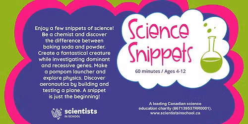 Science Snippets STEM Workshop