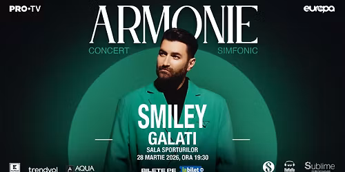 Smiley @ Galati - Armonie - Concert Simfonic