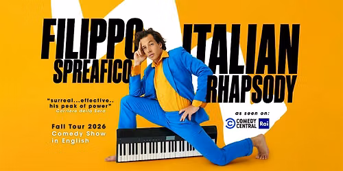 Filippo Spreafico - Italian Rhapsody - Comedy - Live in Amsterdam