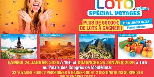 Grand Loto Sp\u00e9cial Voyages 2026