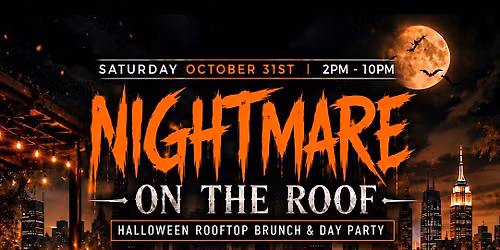 Nightmare On 46th St Halloween Rooftop Brunch And Day Party At Harbor NYC