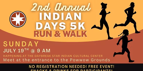 2nd Annual Indian Days 5K Run & Walk