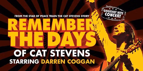 Remember the Days of Cat Stevens starring Darren Coggan: Live in Camden NSW