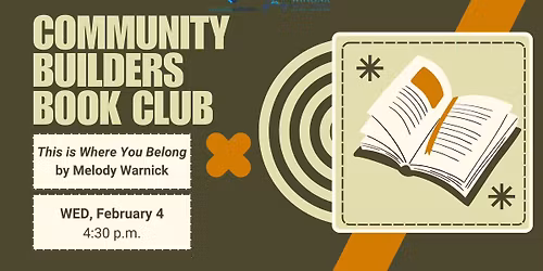 Community Builders Book Club - This Is Where You Belong by Melody Warnick