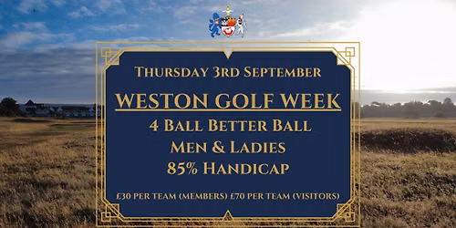 WESTON GOLF WEEK