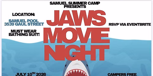 Samuel Movie viewing of JAWS