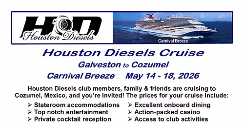 Houston Diesels Cruise
