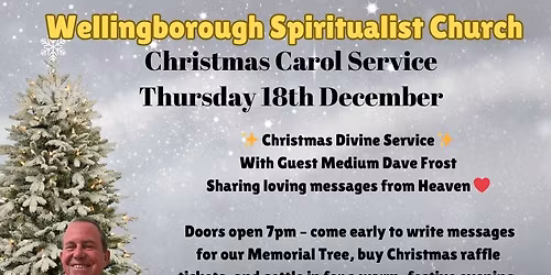 Christmas Remembrance divine service at Wellingborough Spiritualist Church
