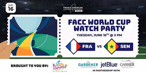 FACC World Cup Watch Party \u2013 France vs. Senegal