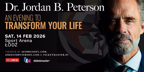 Jordan Peterson: An Evening to Transform Your Life \u2013 \u0141\u00f3d\u017a