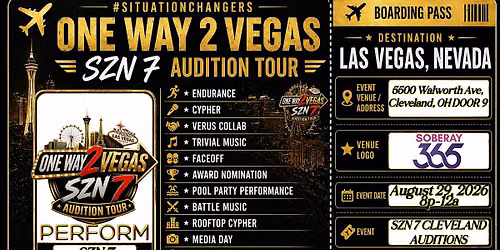 ONE WAY 2 VEGAS SZN 7 CLEVELAND AUDITIONS #SITUATIONCHANGERS