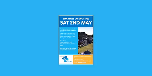 Blue Cross Car Boot