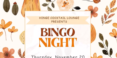 Bingo Night at Hinge Cocktail Lounge