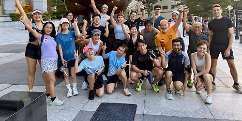 Wed evening run. Make new friends from an int'l run n social group.