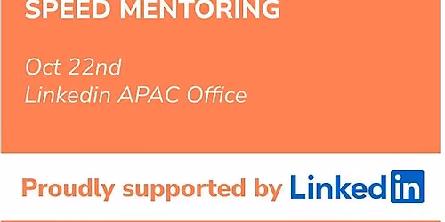IAA Singapore: Speed Mentoring