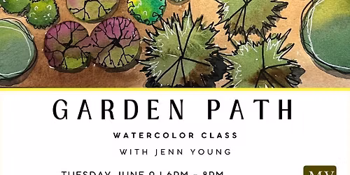Art Class: Garden Path in Watercolor