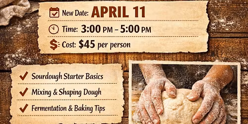  Dough Mama Sourdough Bread Class
