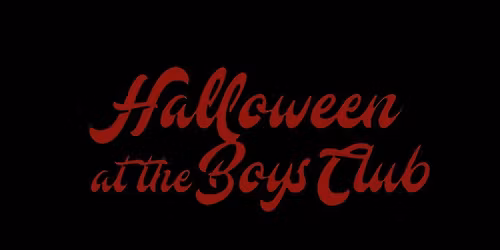 Halloween at the Dalston Boys Club