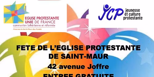 Fête paroissiale et Jubilé du Temple Protestant de Saint-Maur