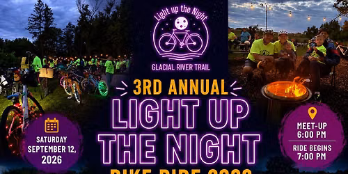 3rd Annual Light Up the Night Bike Ride 2026