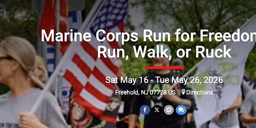 Marine Corps Run for Freedom 5k - Run, Walk, or Ruck