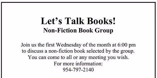 Non-Fiction Book Group