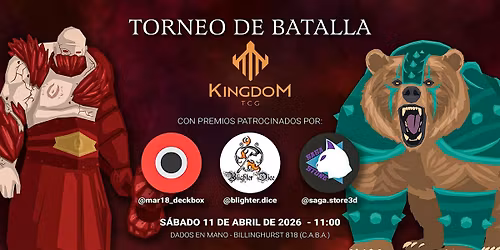 Torneo de Batalla - Dados en Mano | Kingdom TCG\u2122