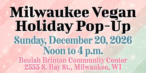 Milwaukee Vegan Holiday Pop-Up