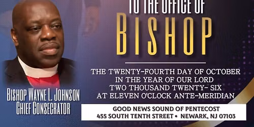 Sacred Service of Episcopal Consecration 
