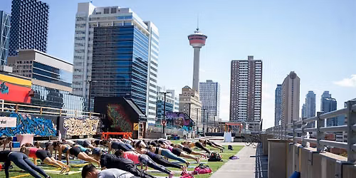 Rooftop Yoga in YYC!