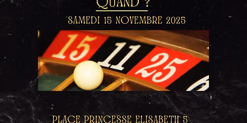 Soir\u00e9e jeu de soci\u00e9t\u00e9s : Casino