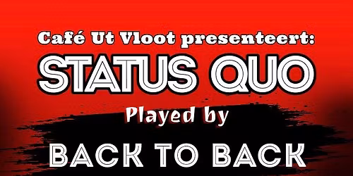Status Quo tribute band Back to Back Live at Cafe Ut Vloot