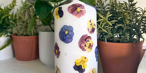 Pressed Flower Candle Workshop