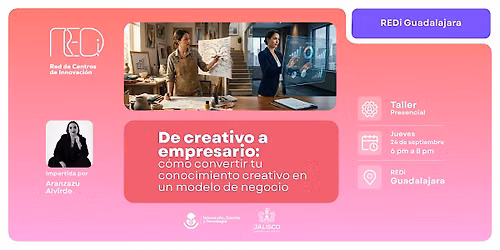 De creativo a empresario: convertir tu conocimiento en un modelo de negocio