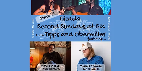 Cicada Second Sundays at Six (featuring Mike Graham, David Tribble)
