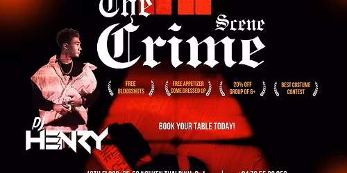 THE CRIME SCRENE _ HALLOWEEN AT B\u00daP SKY CUISINE