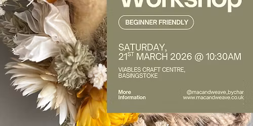 Spring Macrame Wreath & Cream Tea Workshop
