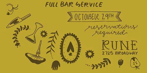 Rune's October Tasting Dinner in collaboration with Chef Johnathan Brooks of Beholder in Indy