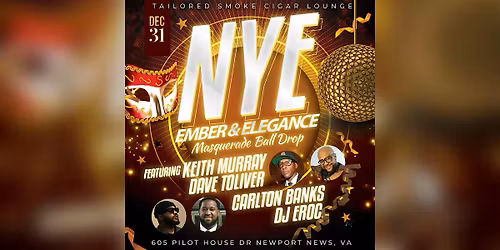 NEW YEAR\u2019S EVE: Ember & Elegance Masquerade Ball Drop