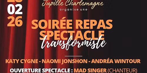 Soir\u00e9e Repas Spectacle Transformiste