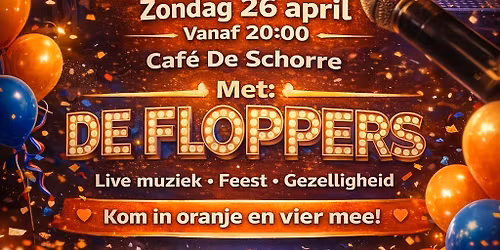 Koningsnacht met de floppers in caf\u00e9 de schorre 