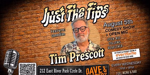 Just The Tips Comedy Show Special Feature Tim Prescott