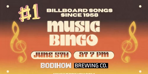 Music Bingo- #1 Billboard Songs since 1958