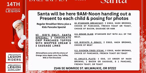 SANTA BREAKFAST