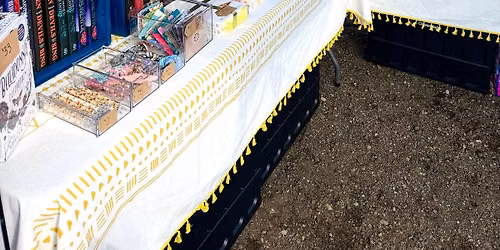 Blind Date with a Book and Mobile Bookstore Pop Up at Villwocks Outdoor Market, Berrien Springs