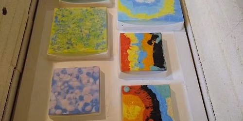 Frit Slurry Fusing- Flower Bowl or Plate $45 